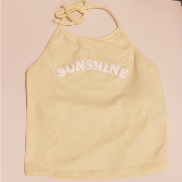 PacSun Tops - PacSun L.A. Hearts Sunshine cropped Halter Top